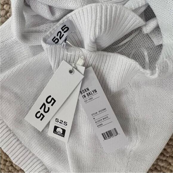 NWT 525 America Multi Wear White Halter Top - Sz Med - Picture 10 of 10